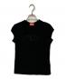 DIESEL（ディーゼル）の古着「T-ANGIE オーバルロゴTシャツ」｜ブラック