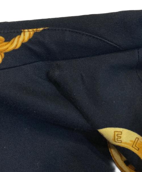 CELINE（セリーヌ）CELINE (セリーヌ) マカダム チェーン プリント ジャケット ブラック サイズ:42の古着・服飾アイテム