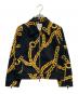 CELINE（セリーヌ）の古着「マカダム チェーン プリント ジャケット」｜ブラック