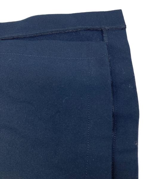 UNTITLED（アンタイトル）UNTITLED (アンタイトル) ストレッチ裏起毛 シャツワンピース ネイビー サイズ:48の古着・服飾アイテム