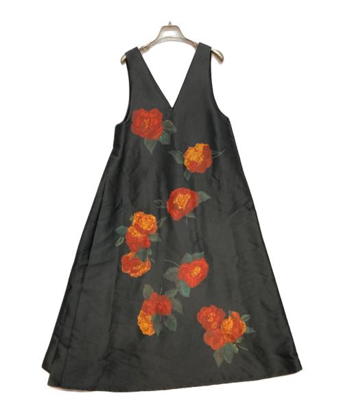 Ameri（アメリ）Ameri (アメリ) ELLIE ASYMMETRY PLEATS DRESS ブラック サイズ:S 未使用品の古着・服飾アイテム