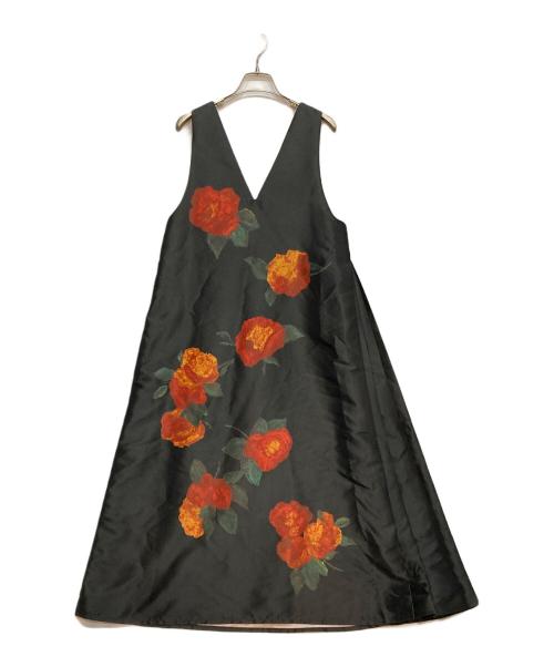 Ameri（アメリ）Ameri (アメリ) ELLIE ASYMMETRY PLEATS DRESS ブラック サイズ:S 未使用品の古着・服飾アイテム