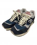 NEW BALANCEニューバランス）の古着「MADE in UK 1500 Sneakers」｜ネイビー