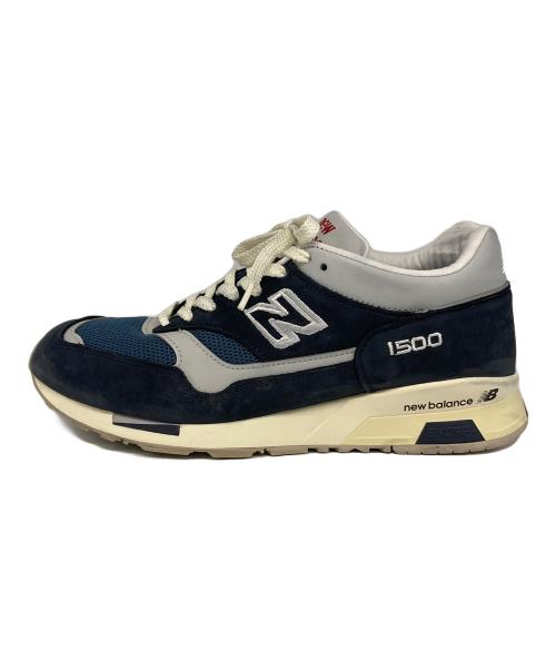 NEW BALANCE（ニューバランス）NEW BALANCE (ニューバランス) MADE in UK 1500 Sneakers ネイビー サイズ:27.5cmの古着・服飾アイテム