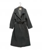 PUBLIC TOKYOパブリックトウキョウ）の古着「アシメオーバーヨークコート」｜グレー