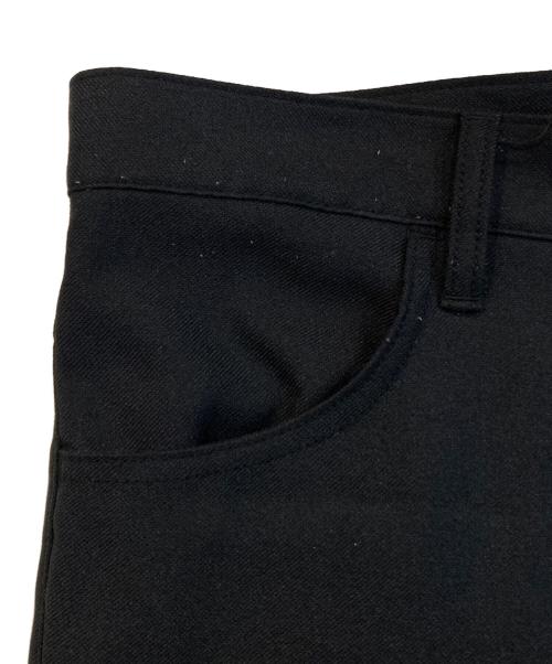 DAIRIKU（ダイリク）DAIRIKU (ダイリク) Straight Flasher Pressed Pants ブラック サイズ:68.5cmの古着・服飾アイテム