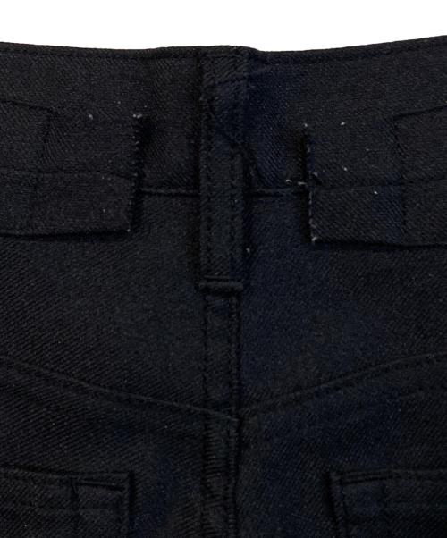 DAIRIKU（ダイリク）DAIRIKU (ダイリク) Straight Flasher Pressed Pants ブラック サイズ:68.5cmの古着・服飾アイテム