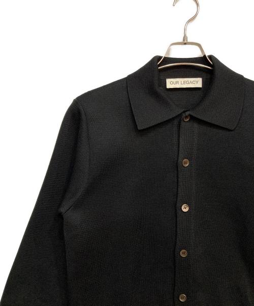 OUR LEGACY（アワーレガシー）OUR LEGACY (アワーレガシー) EVENING POLO ブラック サイズ:44の古着・服飾アイテム
