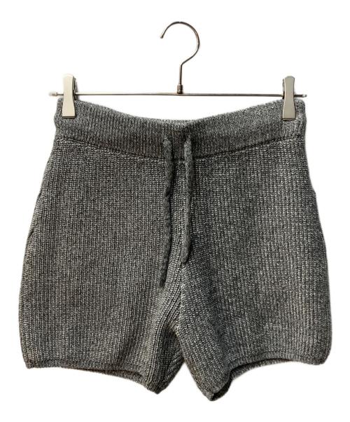 CLANE（クラネ）CLANE (クラネ) KNIT SHORT PANTS グレー サイズ:1の古着・服飾アイテム