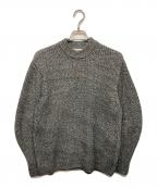 CLANEクラネ）の古着「OVER FORM SLEEVE KNIT TOPS」｜グレー