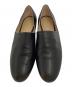CLANE (クラネ) SIDE CUT STACKED HEEL FLAT SHOES ブラック サイズ:37：11000円