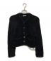 eimy istoire（エイミーイストワール）の古着「TEDDY KNIT JACKET」｜ブラック