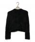 eimy istoire (エイミーイストワール) TEDDY KNIT JACKET ブラック サイズ:FREE：10000円