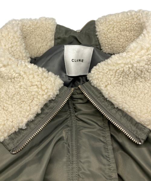CLANE（クラネ）CLANE (クラネ) STUDIOUS (ステュディオス) BALLOON DESIGN HOODED N3B カーキ サイズ:1の古着・服飾アイテム