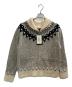 the Barnnet（ザ バーネット）の古着「Nordic Zip-Up Knit Cardigan」｜グレー