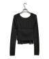 CLANE (クラネ) BUSTIER SET KNIT TOPS グレー サイズ:1：9000円