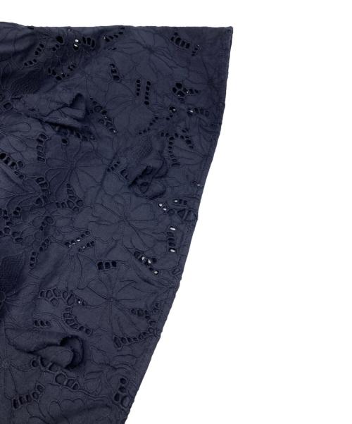 ESTNATION（エストネーション）ESTNATION (エストネーション) フラワー3Dエンブロイダリーワンピース ネイビー サイズ:36の古着・服飾アイテム