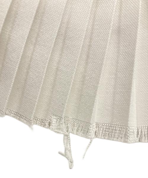 JUN MIKAMI（ジュン ミカミ）JUN MIKAMI (ジュン ミカミ) プリーツカラーシャツ ホワイト サイズ:FREEの古着・服飾アイテム