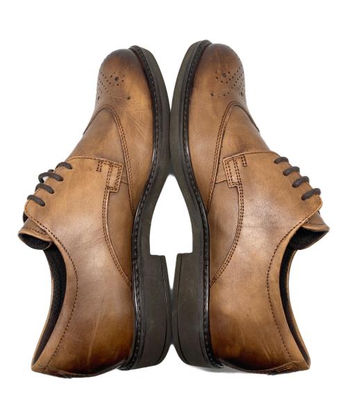 ECCO（エコー）ECCO (エコー) メダリオンウィングチップシューズ ブラウン サイズ:24.5cmの古着・服飾アイテム