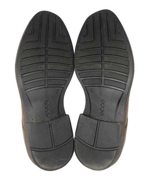 ECCO（エコー）ECCO (エコー) メダリオンウィングチップシューズ ブラウン サイズ:24.5cmの古着・服飾アイテム