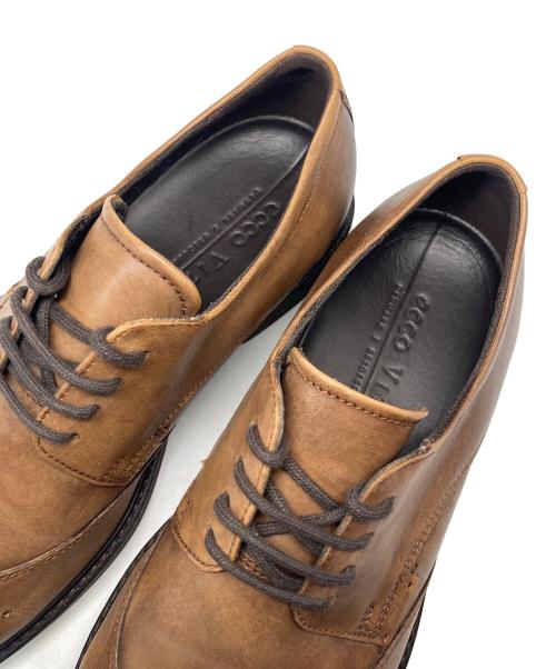 ECCO（エコー）ECCO (エコー) メダリオンウィングチップシューズ ブラウン サイズ:24.5cmの古着・服飾アイテム