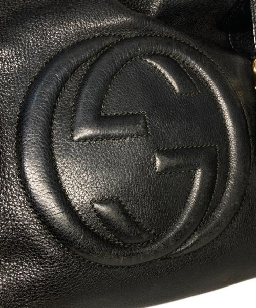 GUCCI（グッチ）GUCCI (グッチ) ソーホー インターロッキングGハンドバッグ ブラック サイズ:サイズ詳細参照の古着・服飾アイテム