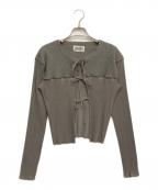 kotohayokozawa×STUDIOUSコトハヨコザワ×ステュディオス）の古着「シュリンクカーディガン」｜グレー