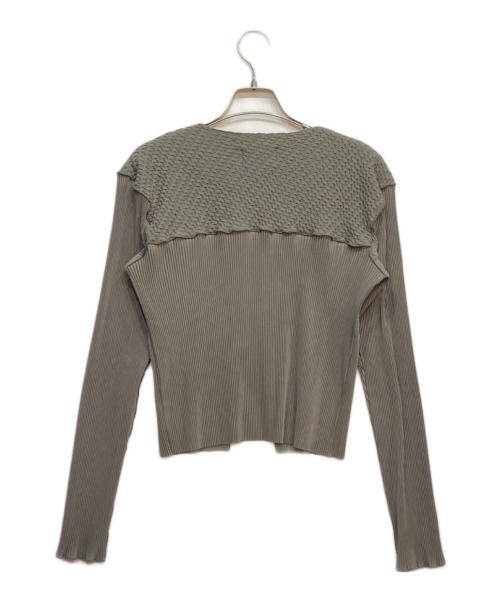 kotohayokozawa（コトハヨコザワ）kotohayokozawa (コトハヨコザワ) STUDIOUS (ステュディオス) シュリンクカーディガン グレー サイズ:FREEの古着・服飾アイテム