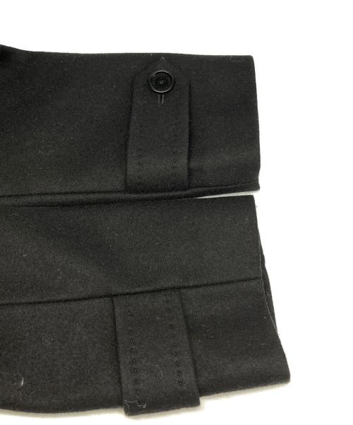 BURBERRY BLACK LABEL（バーバリーブラックレーベル）BURBERRY BLACK LABEL (バーバリーブラックレーベル) カシミヤブレンド Pコート ブラック サイズ:Mの古着・服飾アイテム