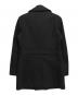 BURBERRY BLACK LABEL (バーバリーブラックレーベル) カシミヤブレンド Pコート ブラック サイズ:M：15000円