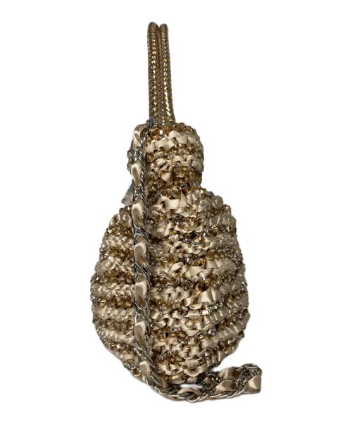 ANTEPRIMA（アンテプリマ）ANTEPRIMA (アンテプリマ) クリスタッロフィオッコ ワイヤーバッグ ベージュ サイズ:サイズ詳細参照の古着・服飾アイテム