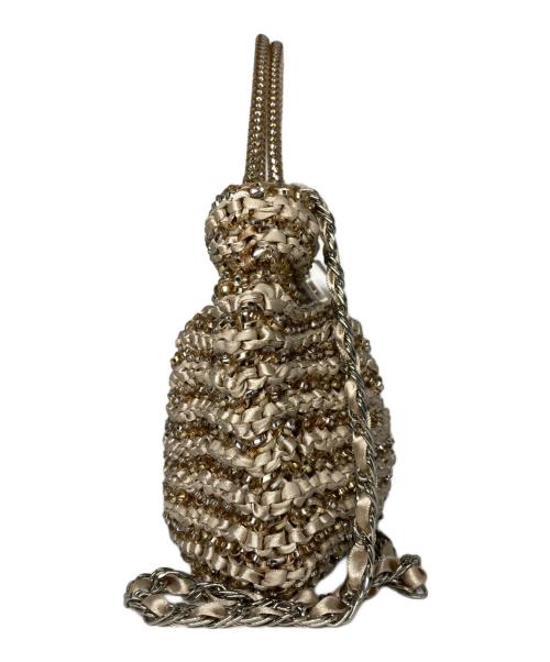 ANTEPRIMA（アンテプリマ）ANTEPRIMA (アンテプリマ) クリスタッロフィオッコ ワイヤーバッグ ベージュ サイズ:サイズ詳細参照の古着・服飾アイテム