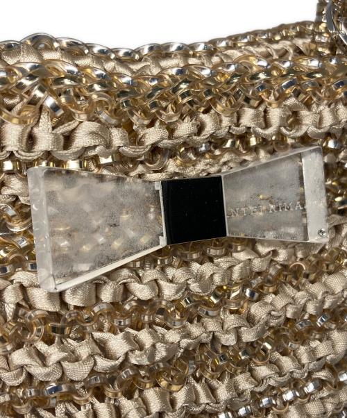 ANTEPRIMA（アンテプリマ）ANTEPRIMA (アンテプリマ) クリスタッロフィオッコ ワイヤーバッグ ベージュ サイズ:サイズ詳細参照の古着・服飾アイテム