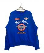 POLO RALPH LAURENポロ・ラルフローレン）の古着「Motor Racing ワッペン スウェット」｜ブルー