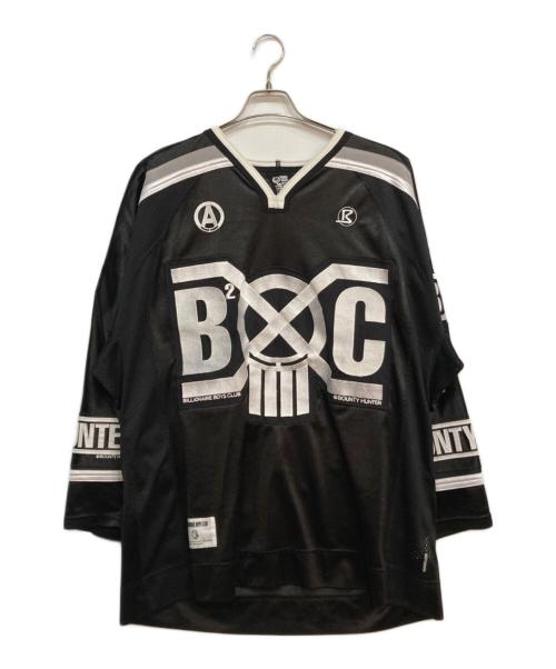 BILLIONAIRE BOYS CLUB（ビリオネアボーイズクラブ）BILLIONAIRE BOYS CLUB (ビリオネアボーイズクラブ) BOUNTY HUNTER HOCKEY JERSEY バウンティーハンター ホッケージャージ ブラック サイズ:Mの古着・服飾アイテム