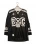 BILLIONAIRE BOYS CLUB（ビリオネアボーイズクラブ）の古着「BOUNTY HUNTER HOCKEY JERSEY バウンティーハンター ホッケージャージ」｜ブラック