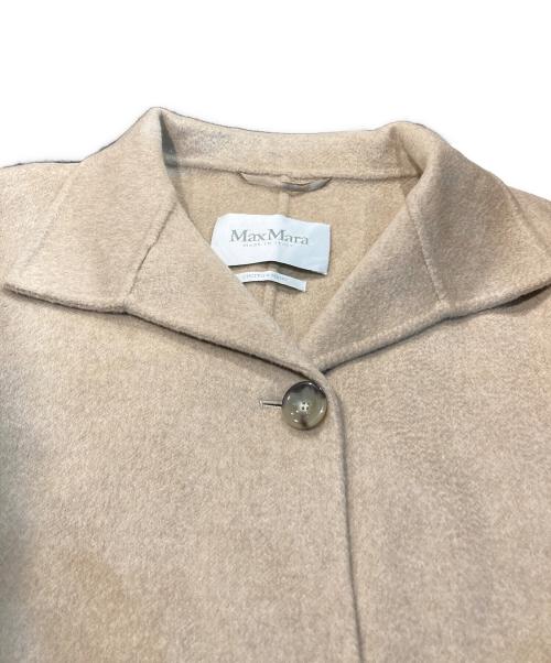 MaxMara（マックスマーラ）MaxMara (マックスマーラ) カシミヤベルテッドロングコート ブラウン サイズ:36の古着・服飾アイテム