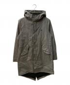 FRED PERRYフレッドペリー）の古着「千鳥柄モッズコート」｜グレー