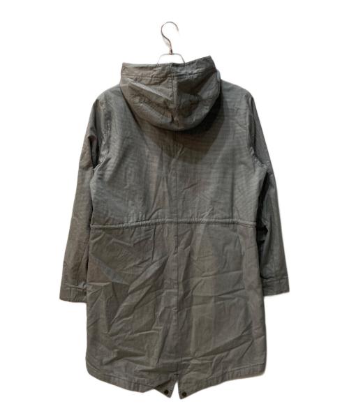 FRED PERRY（フレッドペリー）FRED PERRY (フレッドペリー) 千鳥柄モッズコート グレー サイズ:Lの古着・服飾アイテム