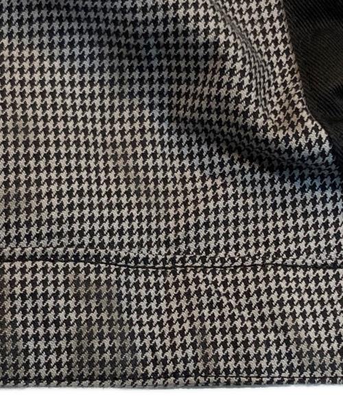 FRED PERRY（フレッドペリー）FRED PERRY (フレッドペリー) 千鳥柄モッズコート グレー サイズ:Lの古着・服飾アイテム