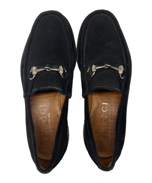 GUCCI（グッチ）GUCCI (グッチ) ホースビットローファー ブラック サイズ:40Eの古着・服飾アイテム