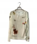 Ameri VINTAGE×LITTLE FUNNY FACEアメリヴィンテージ×リトルファニーフェイス）の古着「Sheer Top」｜ホワイト