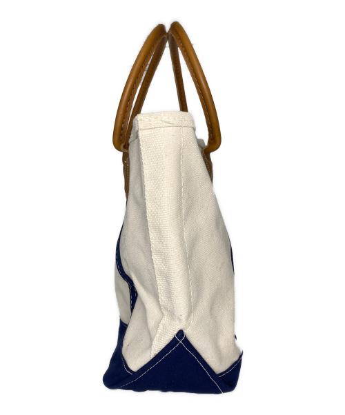 L.L.Bean（エルエルビーン）L.L.Bean (エルエルビーン) キャンバス　トート　バッグ ネイビー×アイボリー サイズ:サイズ詳細参照の古着・服飾アイテム