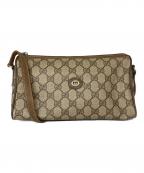 GUCCIグッチ）の古着「GGキャンバス ショルダーバッグ」｜ベージュ