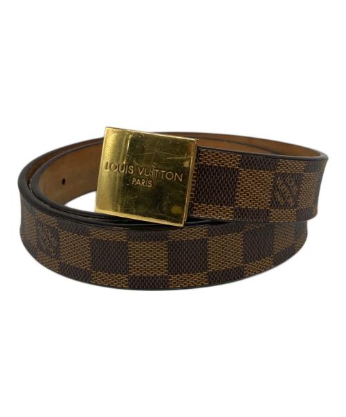 LOUIS VUITTON（ルイ ヴィトン）LOUIS VUITTON (ルイ ヴィトン) ダミエサンチュール・キャレ ブラウン サイズ:サイズ詳細参照の古着・服飾アイテム