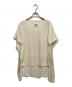 MM6 Maison Margiela（エムエムシックスメゾンマルジェラ）の古着「スリット ロングブラウス」｜ホワイト