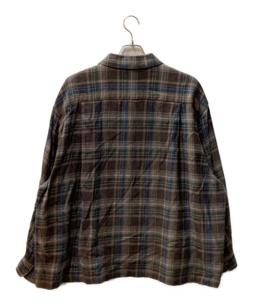 MAISON SPECIAL（メゾンスペシャル）MAISON SPECIAL (メゾンスペシャル) Prime-Over 2way Zip Shirts ブラウン サイズ:2の古着・服飾アイテム