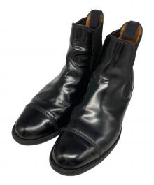 SANDERS（サンダース）の古着「MILITARY CAP TOE CHELSEA BOOT」｜ブラック