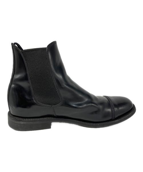 SANDERS（サンダース）SANDERS (サンダース) MILITARY CAP TOE CHELSEA BOOT ブラック サイズ:8 1/2の古着・服飾アイテム