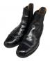 SANDERS（サンダース）の古着「MILITARY CAP TOE CHELSEA BOOT」｜ブラック